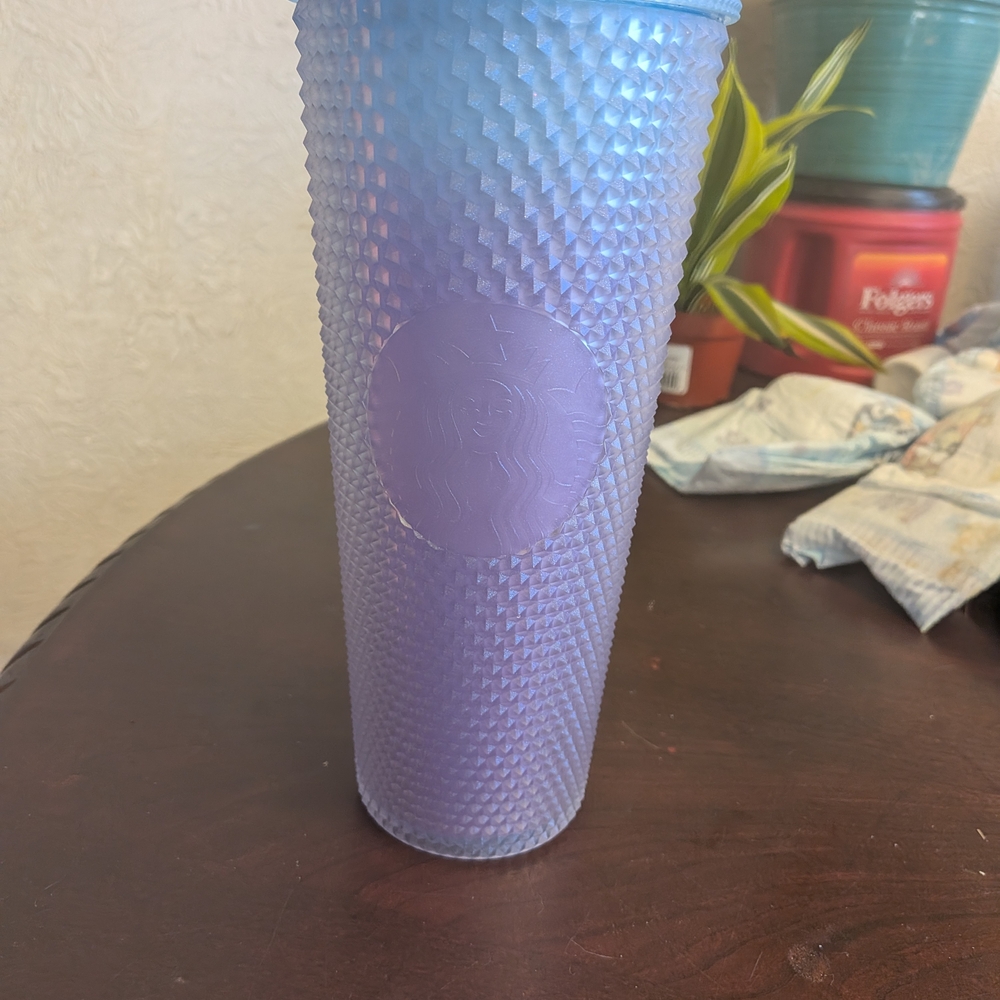 Starbucks Iridescent Blue and Purple Tumbler - Picture 2 of 4